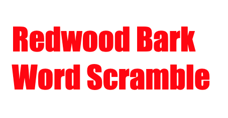 Redwood Word Scramble